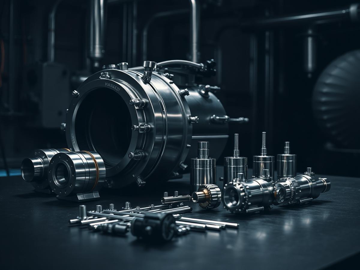 Precision stainless steel vacuum and aerospace components