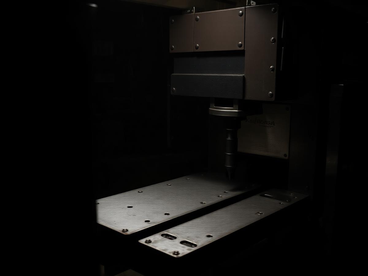 CNC turret press punching sheet metal